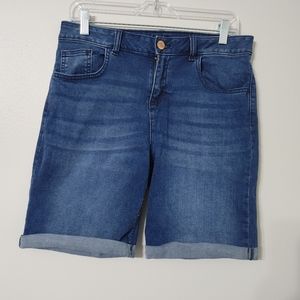 Justice Demin Bermuda Shorts